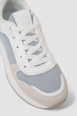 Кросівки жіночі, колір біло-сірий, 248RG70-7R