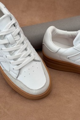 Кроссовки женские демисезонные, цвет белый, 248RCX1590