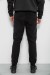 Спортивные штаны мужские однотонные на поларфлисе, цвет черный, 257R20