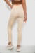 Лосини жіночі однотонні  -уцінка, колір бежевий, 214R155-U-21