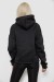 Худи женский с капюшоном на флисе, цвет черный, 257R335 Худи женский с капюшоном на флисе, цвет черный, 257R335