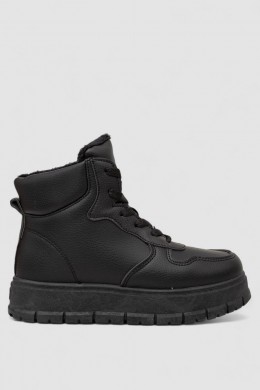 Кроссовки женские зимние на меху, цвет черный, 248RBL5