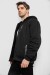 Кофта мужская на молнии, цвет черный, 244R2652 Кофта мужская на молнии, цвет черный, 244R2652