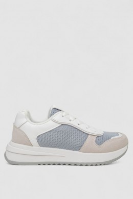 Кросівки жіночі, колір біло-сірий, 248RG70-7R