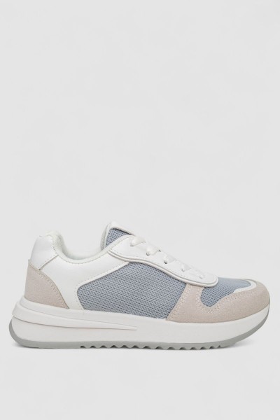 Кросівки жіночі, колір біло-сірий, 248RG70-7R