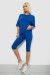 Костюм домашний женский с принтом, цвет синий, 257R738