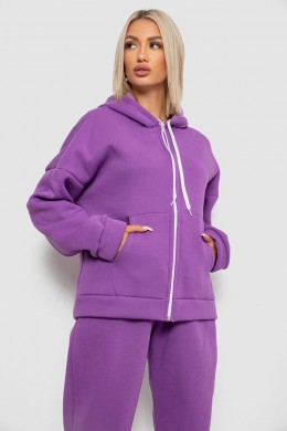 Спортивный костюм женский на флисе, цвет сиреневый, 238R5715-5