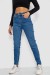 Джинсы женские Mom-fit стрейч, цвет синий, 244R1134