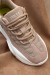 Кроссовки женские, цвет бежево-белый, 248RCX1250