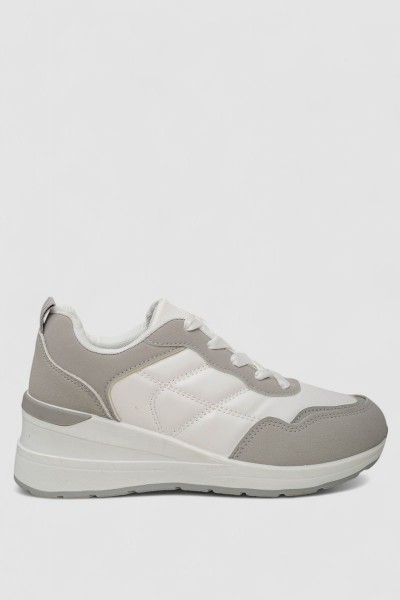 Кросівки жіночі, колір біло-сірий, 248RNG07