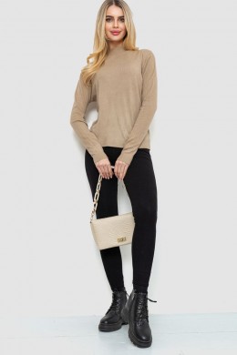 Кофта женская однотонная, цвет бежевый, 244R2302