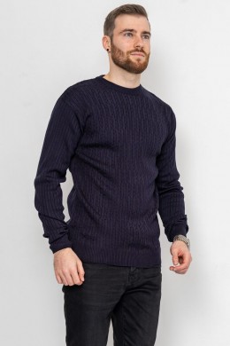 Свитер мужской, цвет темно-синий, 161R880