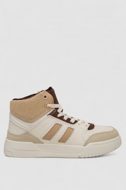 Кроссовки женские зимние на меху, цвет бежевый, 248RAD500