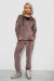 Спортивний костюм жіночий велюровий, колір мокко, 257R4119 Спортивний костюм жіночий велюровий, колір мокко, 257R4119