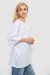 Футболка женская однотонная, цвет белый, 244R3018
