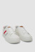 Кеди жіночі, колір біло-червоний, 248R100 Кеди жіночі, колір біло-червоний, 248R100