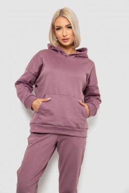 Спортивний костюм жіночий на флісі, колір сливовий, 257R85