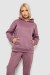 Спортивний костюм жіночий на флісі, колір сливовий, 257R85 Спортивний костюм жіночий на флісі, колір сливовий, 257R85