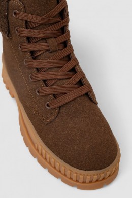 Ботинки женские зимние на меху, цвет коричневый, 248RCX1750-4