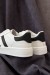 Кроссовки женские демисезонные, цвет бело-черный, 248RBK10 Кроссовки женские демисезонные, цвет бело-черный, 248RBK10