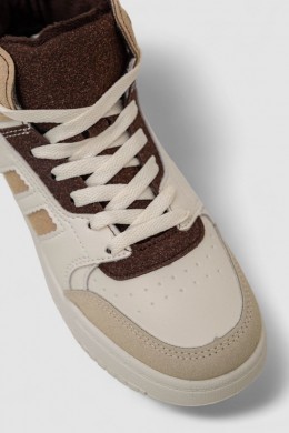 Кроссовки женские зимние на меху, цвет бежевый, 248RAD500