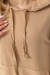 Спорт костюм жіночий двонитка, колір бежевий, 244R009 Спорт костюм жіночий двонитка, колір бежевий, 244R009