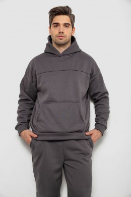 Спортивный костюм мужской на флисе, цвет серый, 238R029