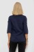 Блуза однотонная, цвет синий, 230R97 Блуза однотонная, цвет синий, 230R97