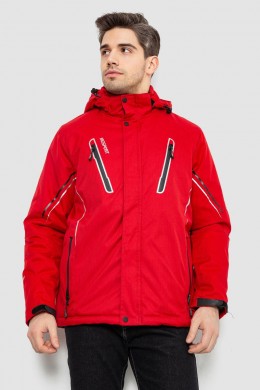 Куртка мужская демисезонная с капюшоном, цвет красный, 244RZ-2519AL