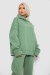 Спортивный костюм женский на флисе, цвет оливковый, 247R2011K