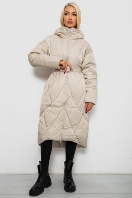 Куртка жіноча зимова, колір світло-бежевий, 244R5618