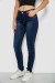 Джинсы женские однотонные Skinny, цвет синий, 244RMU756 Джинсы женские однотонные Skinny, цвет синий, 244RMU756