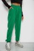 Спортивные штаны женские, цвет зеленый, 238R347-1