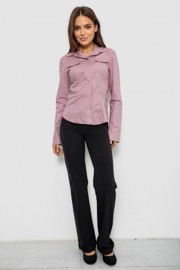 Сорочка жіноча однотонна, колір бузковий, 230R068-2