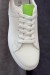 Кеды мужские демисезонные, цвет бело-зеленый, 248RR147-1