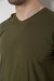 Футболка мужская однотонная базовая, цвет хаки, 244R2409