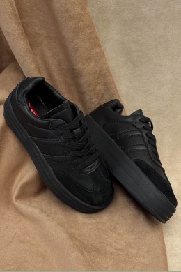 Кросівки жіночі демісезонні, колір чорний, 248RCX1580