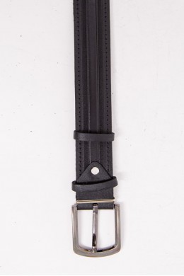 Мужской ремень из эко-кожи, цвет Черный, 196R40S1W18