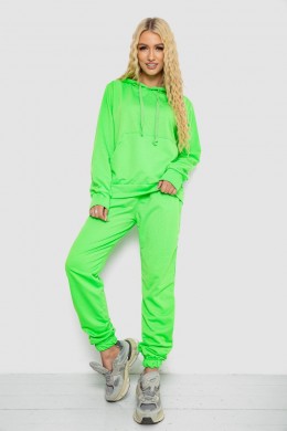 Спорт костюм женский двухнитка, цвет салатовый, 244R009