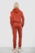Спортивный костюм женский двухнитка, цвет терракотовый, 214R1419-002