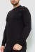 Свитер мужской однотонный, цвет черный, 161R1770-1 Свитер мужской однотонный, цвет черный, 161R1770-1