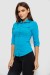 Сорочка жіноча однотонна, колір блакитний, 230R068-5 Сорочка жіноча однотонна, колір блакитний, 230R068-5