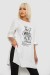 Футболка женская с принтом, цвет молочный, 244R2018 Футболка женская с принтом, цвет молочный, 244R2018