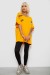 Футболка жіноча з принтом, колір жовтий, 244R2511 Футболка жіноча з принтом, колір жовтий, 244R2511