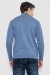 Свитер мужской однотонный, цвет темно-голубой, 161R1770 Свитер мужской однотонный, цвет темно-голубой, 161R1770