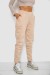 Спортивные штаны женские на флисе, цвет светло-бежевый, 238R57013