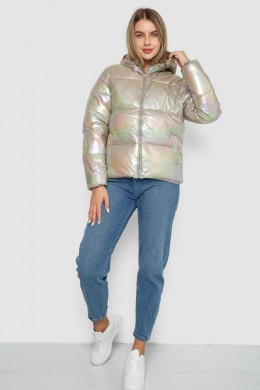 Куртка женская демисезонная плащевка, цвет бежевый, 243R2022-4