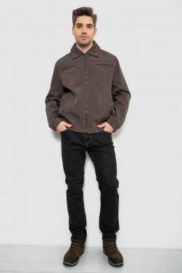 Куртка мужская демисезонная однотонная, цвет хаки, 244R033B