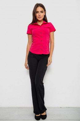 Сорочка жіноча однотонна, колір рожевий, 230R068-1