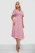 Платье софт с принтом, цвет розовый, 230R1016-1 Платье софт с принтом, цвет розовый, 230R1016-1